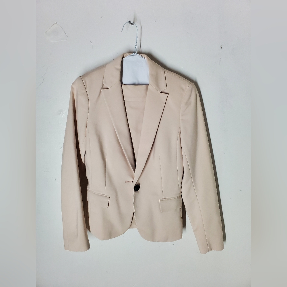 H&M Beige Suit Size 2